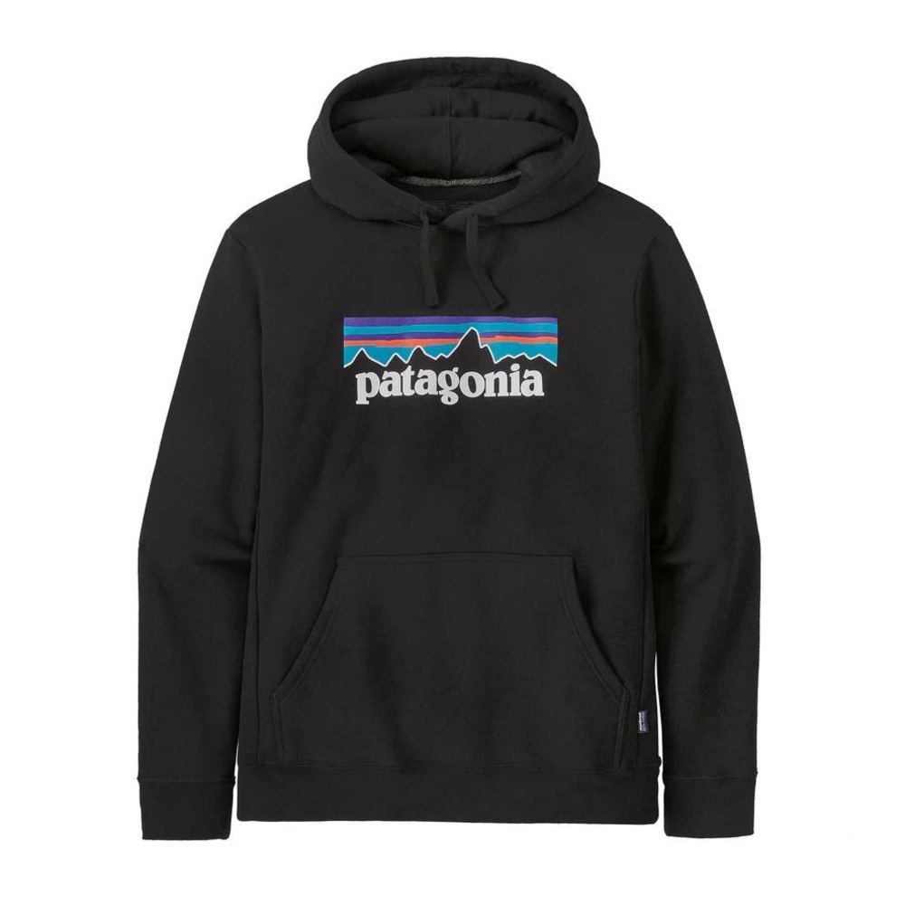 Patagonia Men's P-6 Logo Uprisal Hoody in Black Size Large